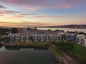 Exterior - Berkeley Marina Views + On-site Dining. Pool. Gym. (Berkeley)