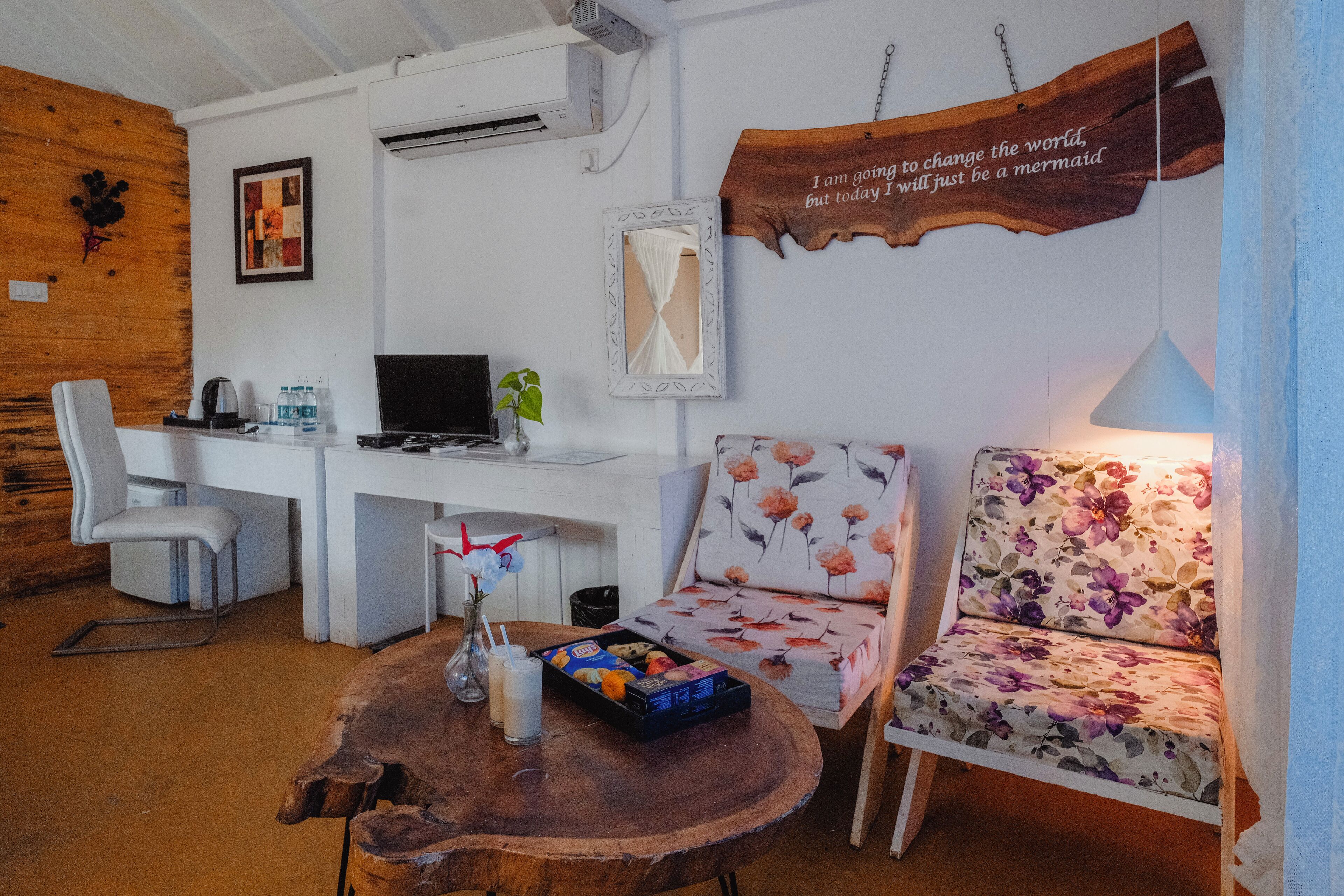 Luxe cottage, uitzicht op tuin | Een laptopwerkplek, gratis wifi