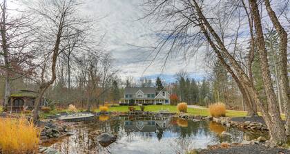 Pond + Gazebo: Expansive Hudson Valley Escape!