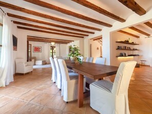 Dining - Country House 'Sa Cala' with Sea View, Private Pool and Wi-Fi (sa Cala)