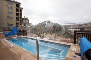 Pool - New Listing! Riverfront Lodge Luxury | Steps to Gondola & Beaver Creek Views (Avon)