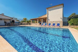 Pool - Finca Can Daniel, pool, A/C, Wifi, close to the beach 4 km, quiet location, 3 bedrooms. (Pollenca)