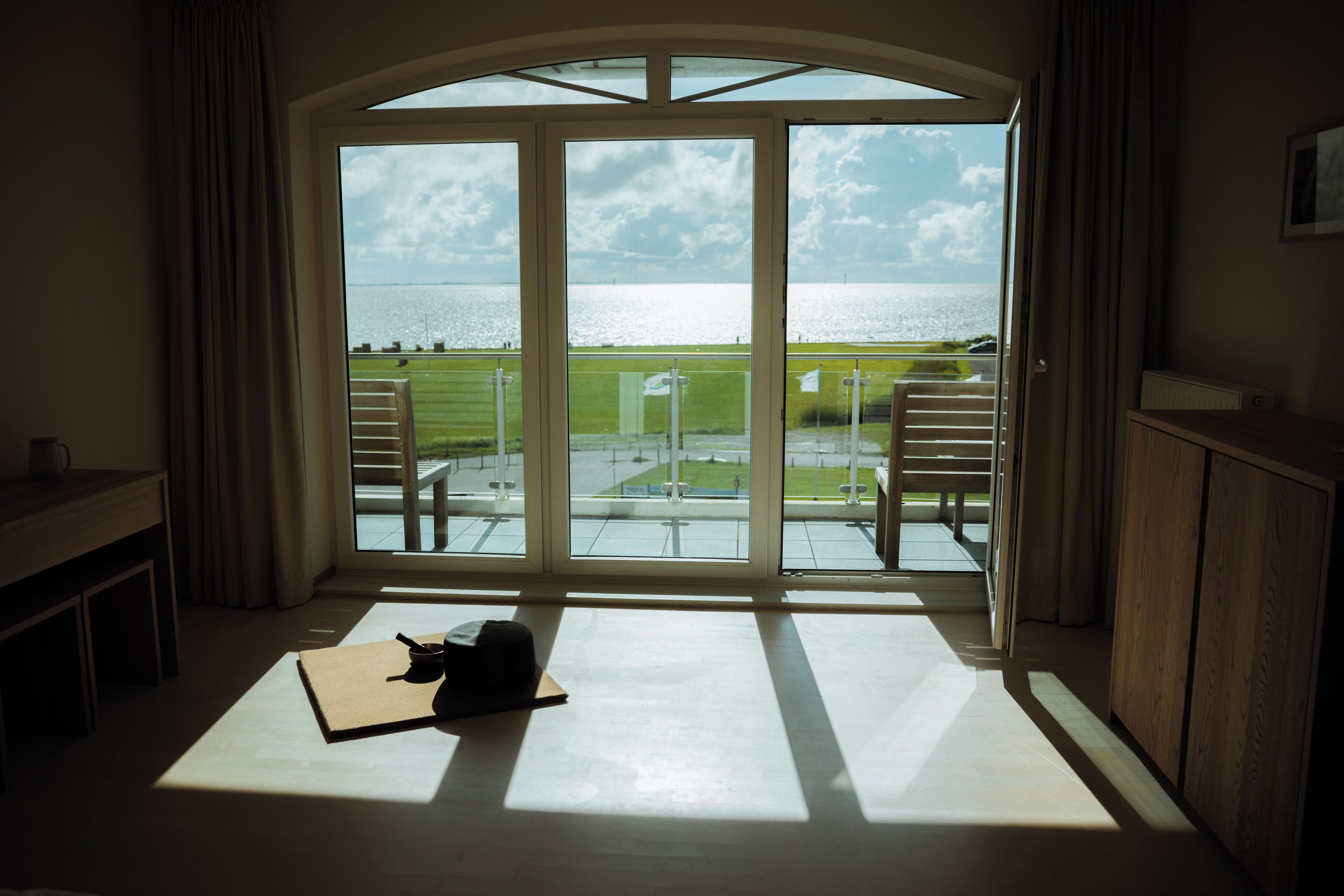 Double Room, Balcony, Sea View | View from room