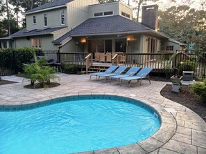 Pool - Artist's Oasis-Peaceful home with private pool & pet friendly (Pawley Island)