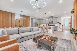 Townhome, 5 Bedrooms | Living area - Enchanted Solara Retreat Themed Bedrooms & Pool 5 Townhouse (Kissimmee)