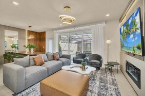 Townhome, 5 Bedrooms | Living area - 5 Bedroom Townhome With Private Splash Pool! 5 Townhouse (Clermont)
