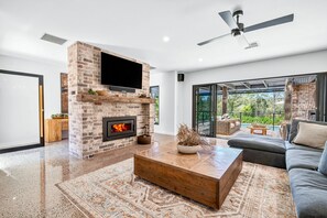 Smart TV - The House @ Crescent – Where Coastal Elegance Meets Mountain Serenity (Crescent Head)