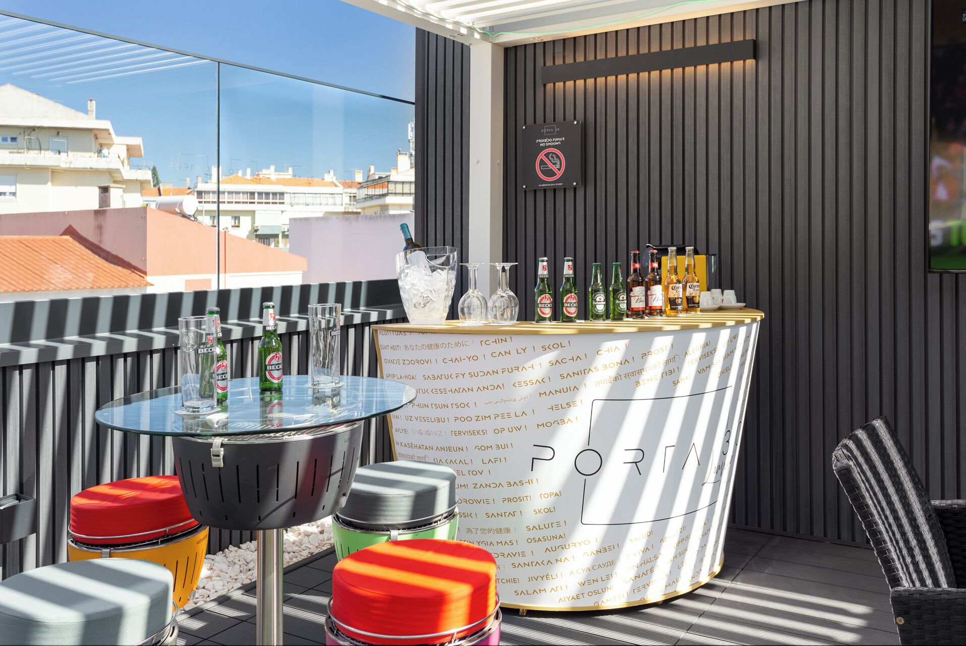 Opções para refeição ao ar livre