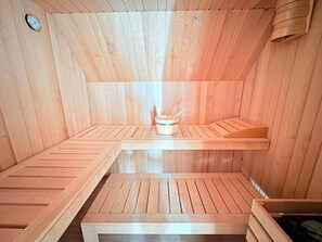 Sauna - Vacation home Heimathafen - a dream with garden - Holiday home Heimathafen - Relax (Dranske)