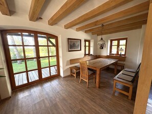 Dining - Stenhuus Wiek - charming & relaxing living - Holiday apartment Stenhuus: 82 m² (Wiek)