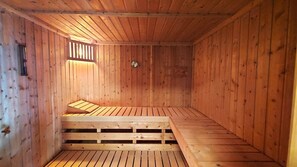 Sauna - Vacation home Julchen - in the garden, with barbecue area and carport - Holiday home Julchen: (Samtens)