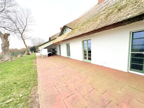 Exterior - Apartment Nele 2 directly on the Bodden with terrace - Terrace apartment for 2 people (Wiek)