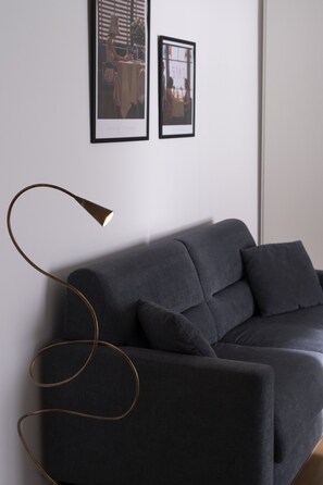 Estúdio superior, sacada, vista para o mar | Área de estar