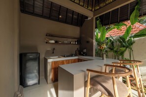 Fridge, microwave, oven, stovetop - Cozy Villa Retreat • Garden Bliss & Gazebo Lounge (Bali)