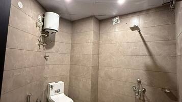 Towels, soap, toilet paper