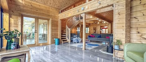Living area | The Lakehouse - Norfolk Lake House, Pentey