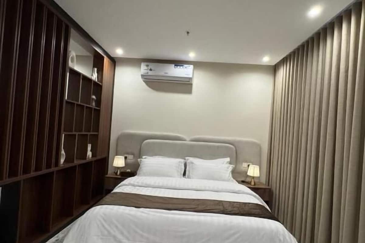 Een strijkplank/strijkijzer, gratis wifi