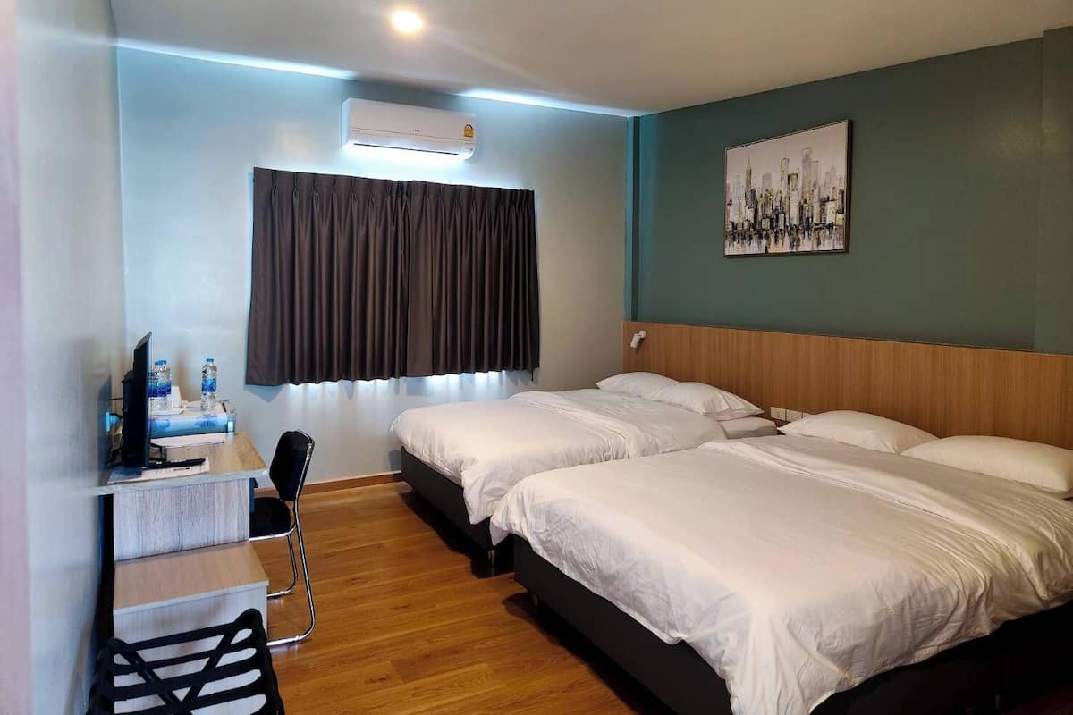 Family Quadruple Room, City View | Free WiFi