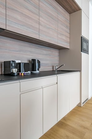 Microwave, stovetop, dishwasher - D52/3 one bedroom apartment (Budapest)