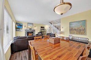 Dining - Steps to the Beach and Prom; Beautiful Open 3-Bedroom Home (Seaside)