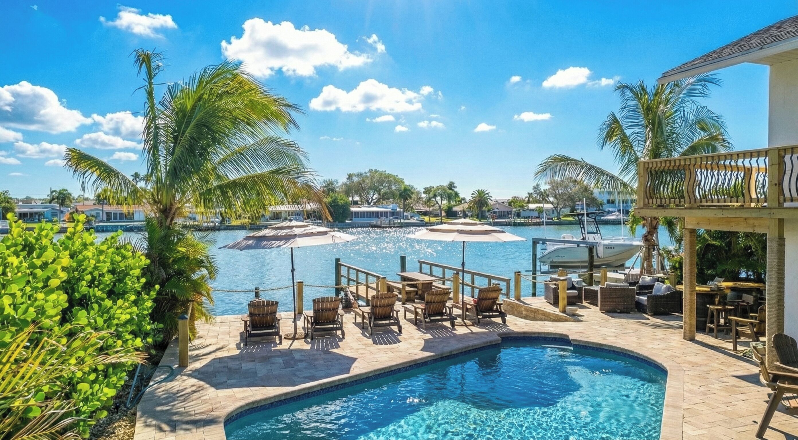 Et oppvarmet basseng