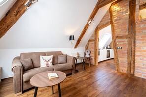 TV - "Suite Heimat" with King-Size Bed and Air Conditioning (Gengenbach)