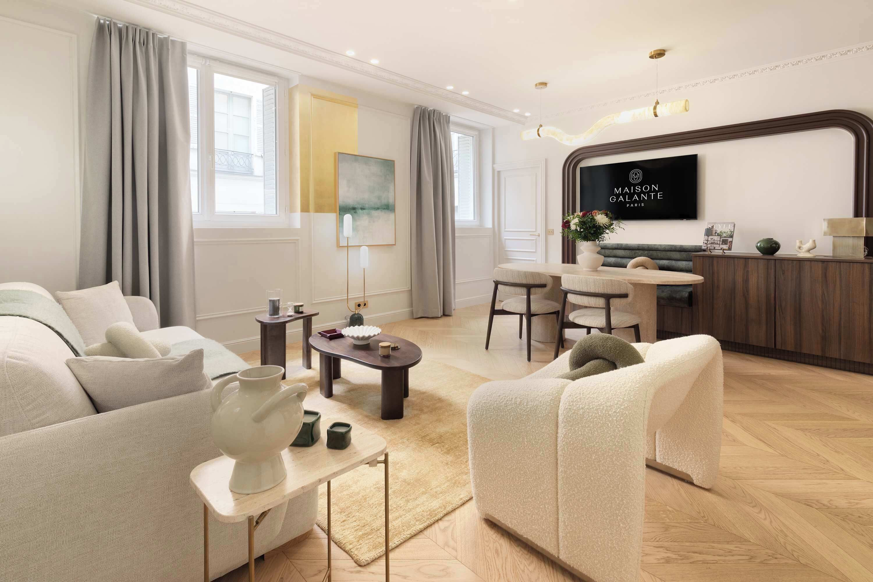 Televisión, oficina