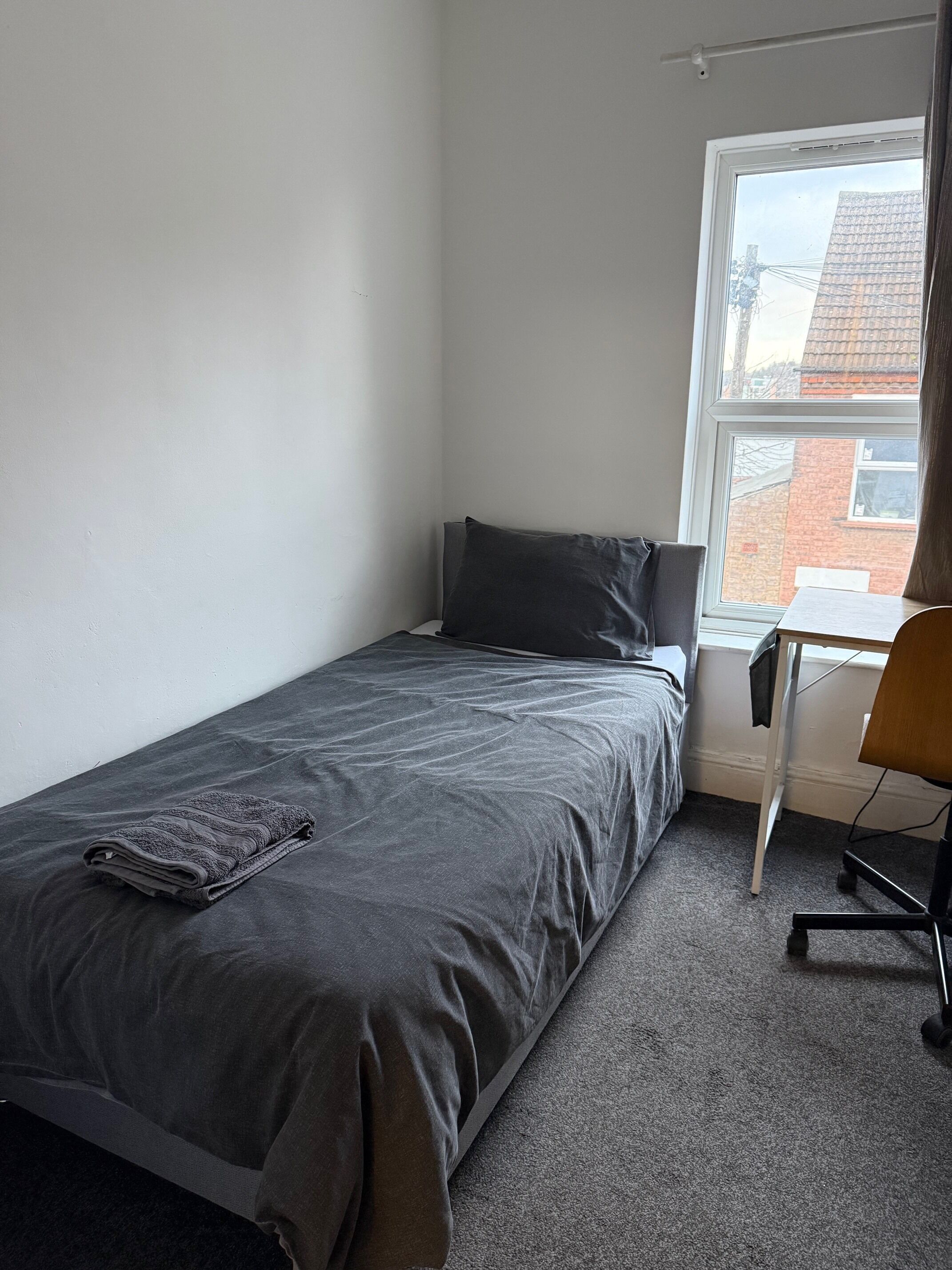 Enkeltværelse | Skrivebord, arbejdsområde til bærbare computere, gratis Wi-Fi