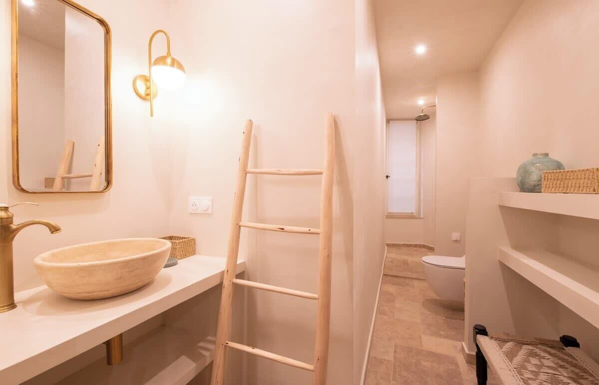 Ducha y secador de pelo