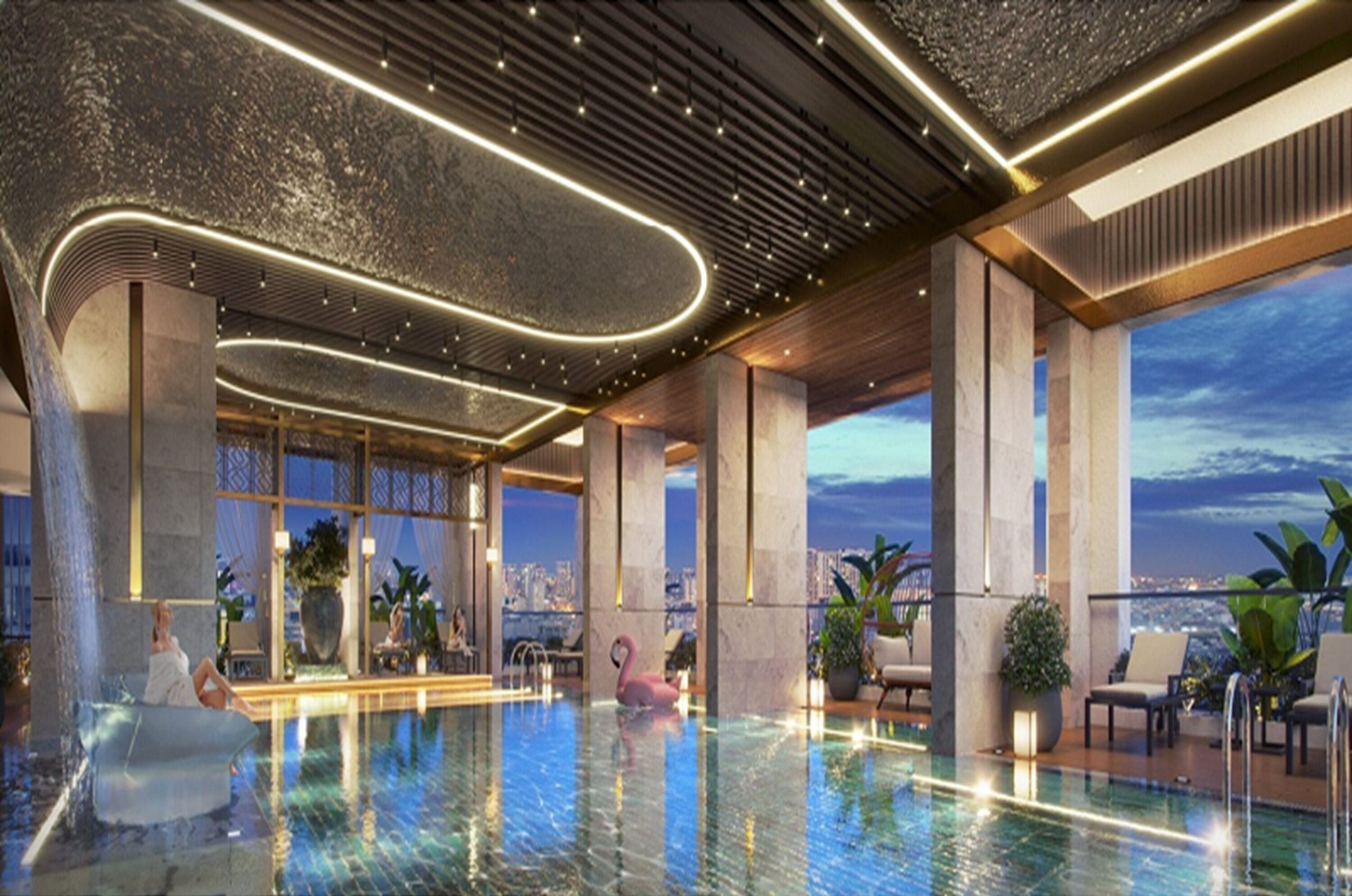 Hồ bơi ngoài trời 