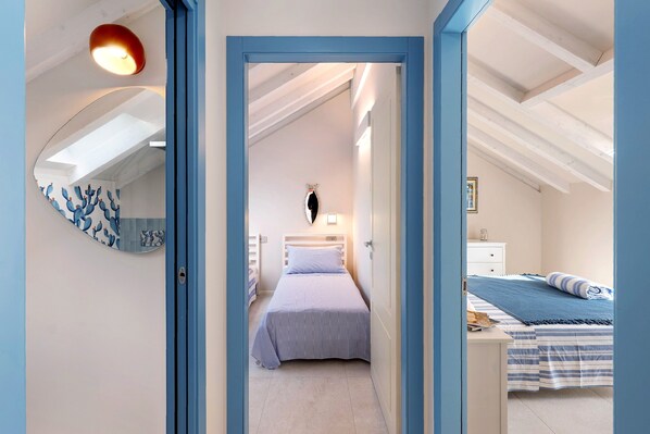 WiFi, bed sheets - Apartment 'Verde Mare' with Sea View, Private Terrace and Wi-Fi (Andora)