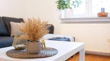 Fernseher, DVD-Player, Stereoanlage