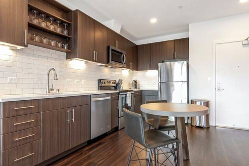 Apartment (2 Bedrooms) | Private kitchen | Fridge, coffee/tea maker