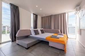 1 bedroom, iron/ironing board, free WiFi, bed sheets - Acropolis Magical View Suite, Metro Kerameikos (Athens)