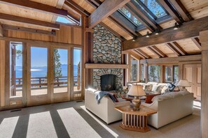 Fireplace, ping pong - Tahoe Lakefront w/ Private Pier & Hot Tub (Palatial Pines) (Tahoe City)