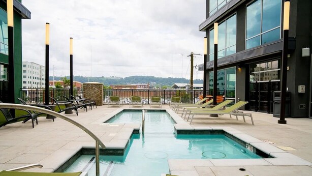 Pool - Landing Apartments near Five Points South (Birmingham)