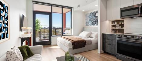 1 bedroom, desk, iron/ironing board, WiFi