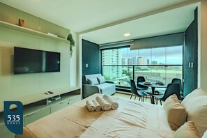 1 Schlafzimmer, Internetzugang, Bettwäsche