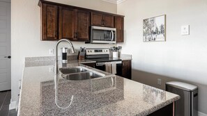 Fridge, dining tables
