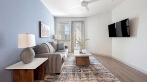 Smart TV - Landing | Stylish 1BD, Clubhouse, Gym (Austin)