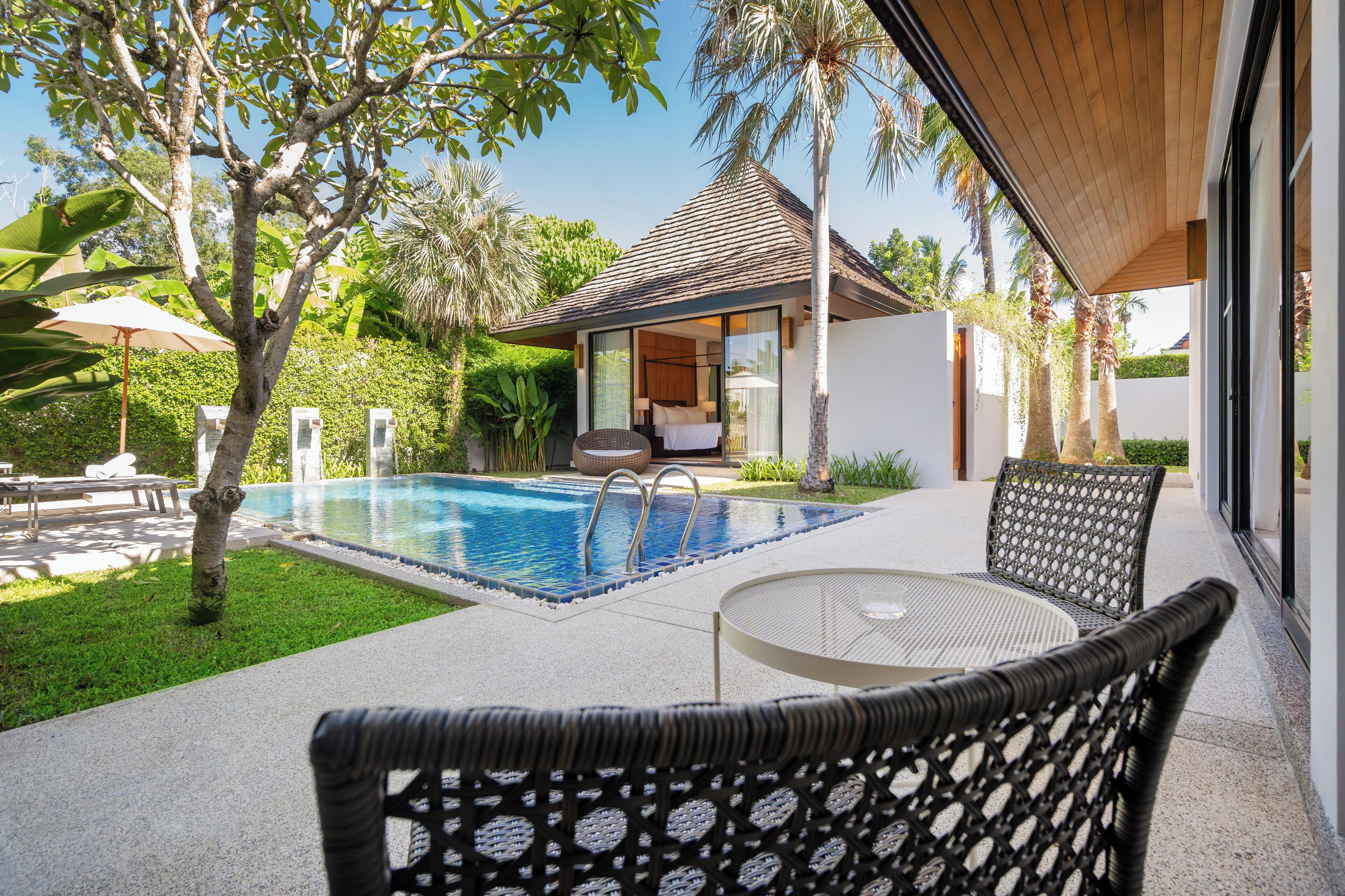 Deluxe Villa, 2 Bedrooms, Private Pool, Garden View | In-room safe, iron/ironing board, free WiFi