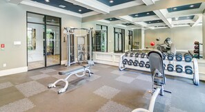 Fitness facility - Landing | Stunning 2BD, Gym, Clubhouse (Houston)