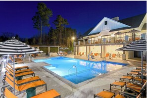 Pool - Landing | Stylish 2BD, Pool, Yoga Studio (Buford)