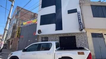 Façade de l’hébergement