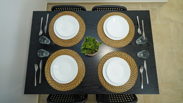 อพาร์ทเมนท์, 2 ห้องนอน | ห้องรับประทานอาหาร
