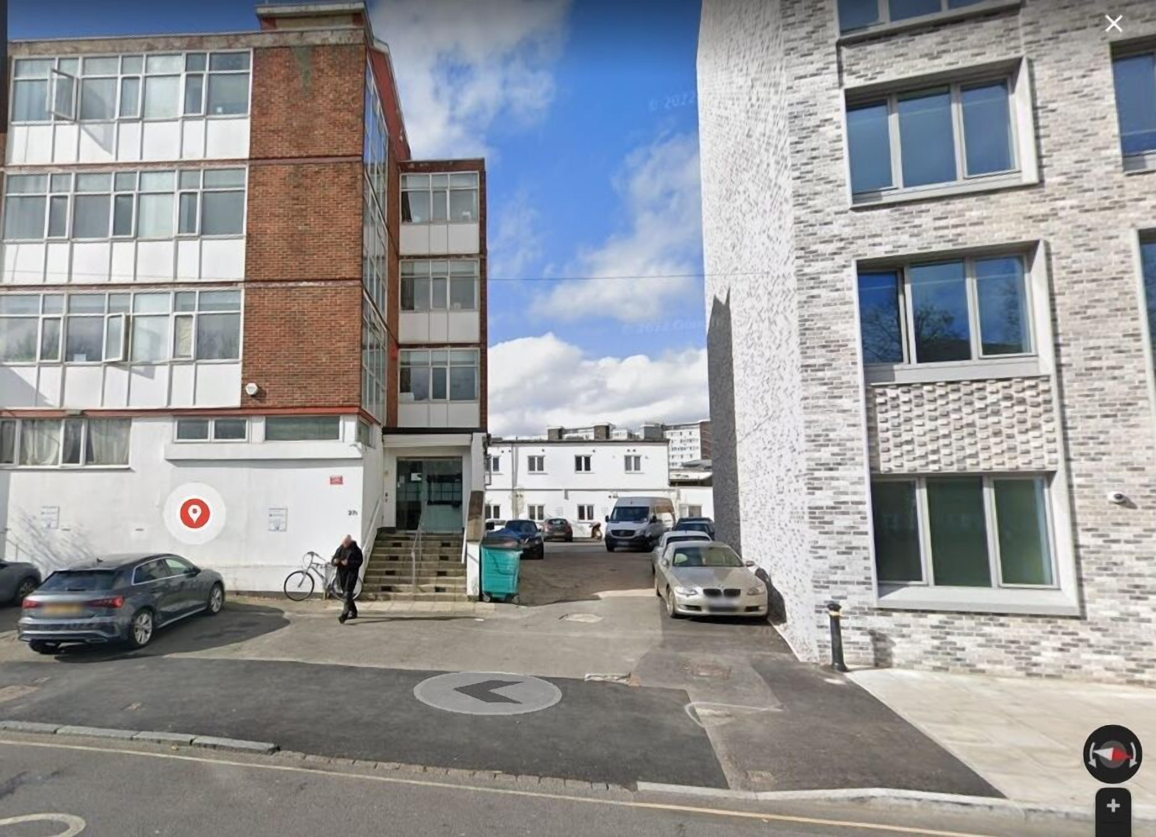 Majoituspaikan julkisivu