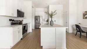 Fridge, dining tables - Landing | Stunning 2BD, Pool (Casas Adobes)