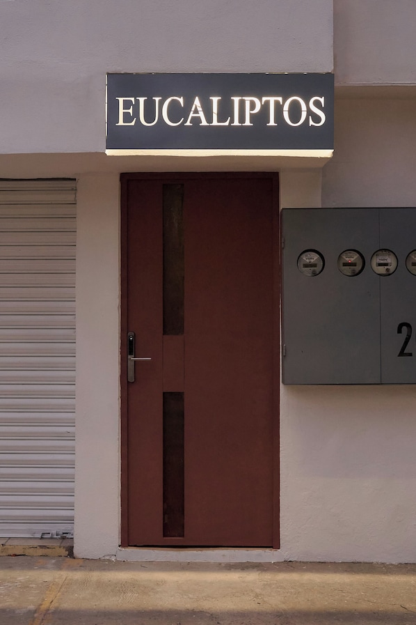 Fassade der Unterkunft