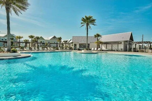 Pool - Poolside Resort with Golf Cart & Bikes (Watersound)