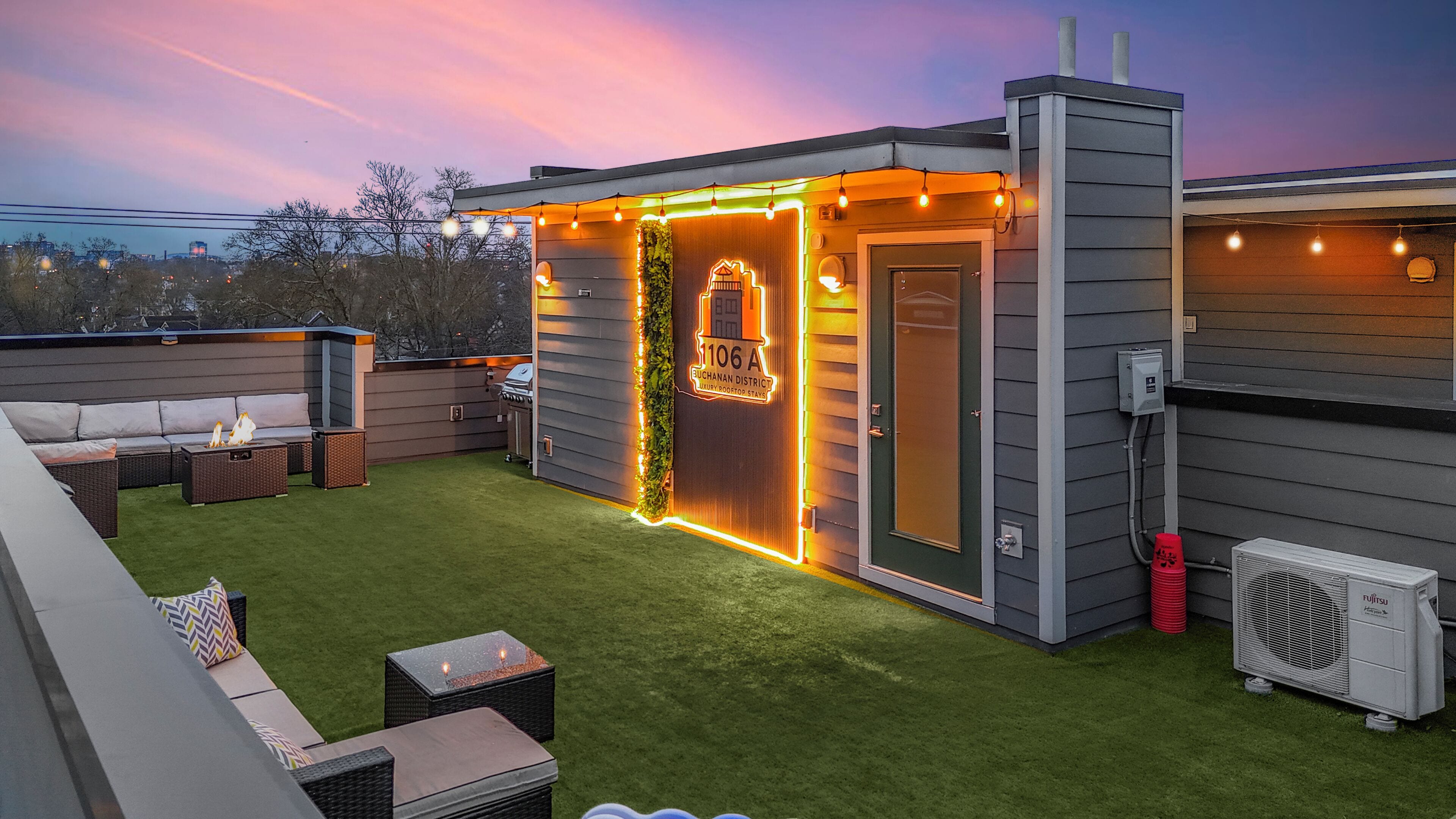 Enceinte de l’hébergement